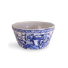 15" Blue & White 'Bird and Flower' Planter by Avala