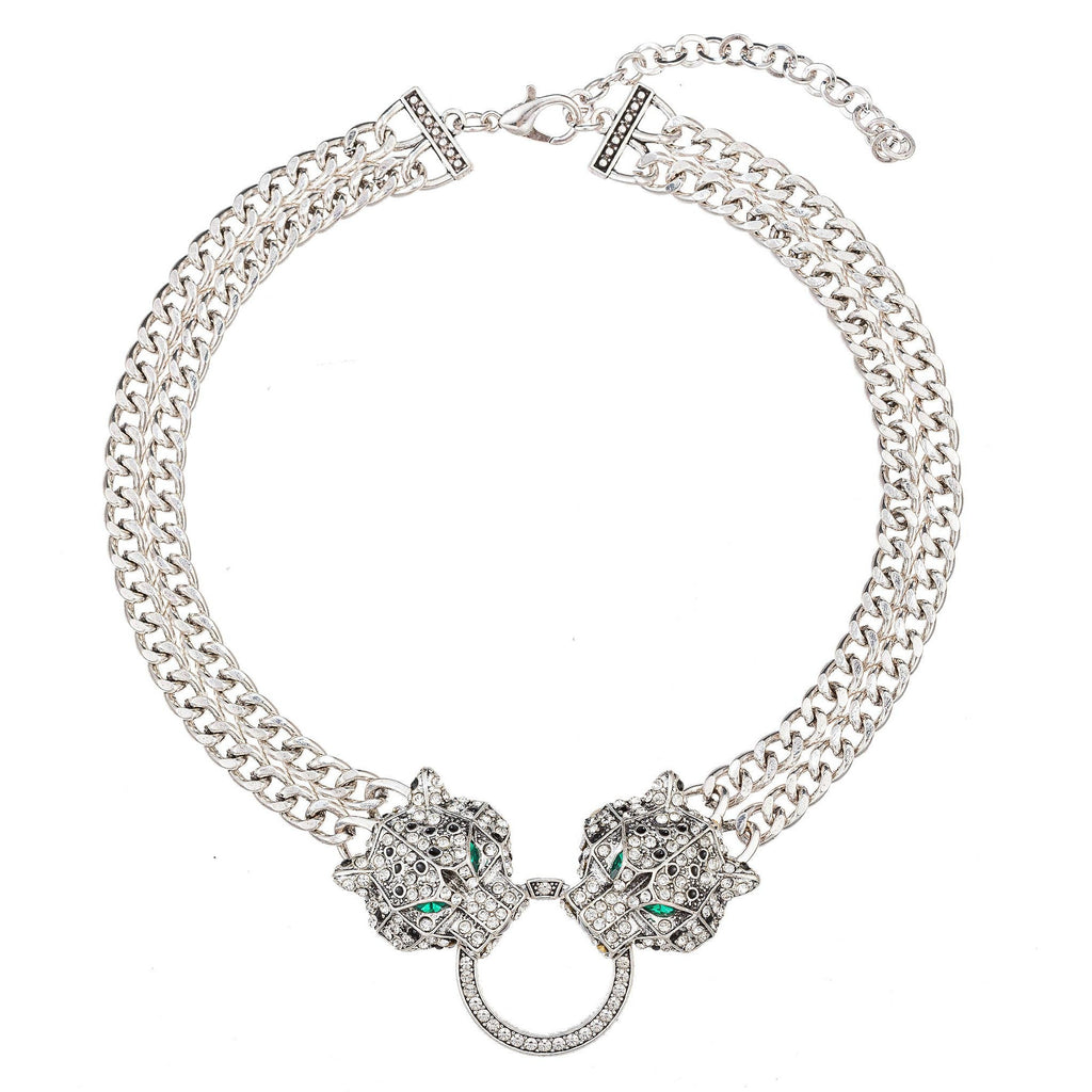 Eye Candy Los Angeles - Jag Necklace: Silver by Eye Candy Los Angeles