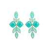 Eye Candy Los Angeles - Ocean Blue CZ Statement Earring by Eye Candy Los Angeles