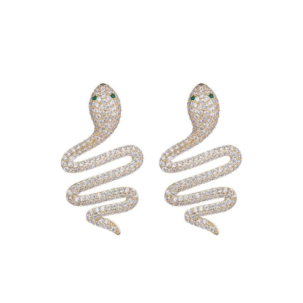 Eye Candy Los Angeles - Slither Snake Earrings by Eye Candy Los Angeles