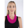 Eye Candy Los Angeles - Sparkly Pink Seed Bead Necklace by Eye Candy Los Angeles