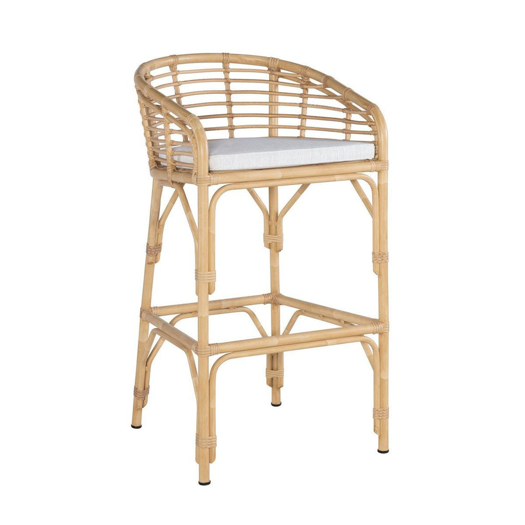 Faux Rattan Outdoor Patio Bar Stool / Bar Chair by Kenian Rattan Furniture