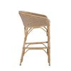 Faux Rattan and Hyacinth Weave Outdoor Bar Stool / Bar Chair by Kenian Rattan Furniture