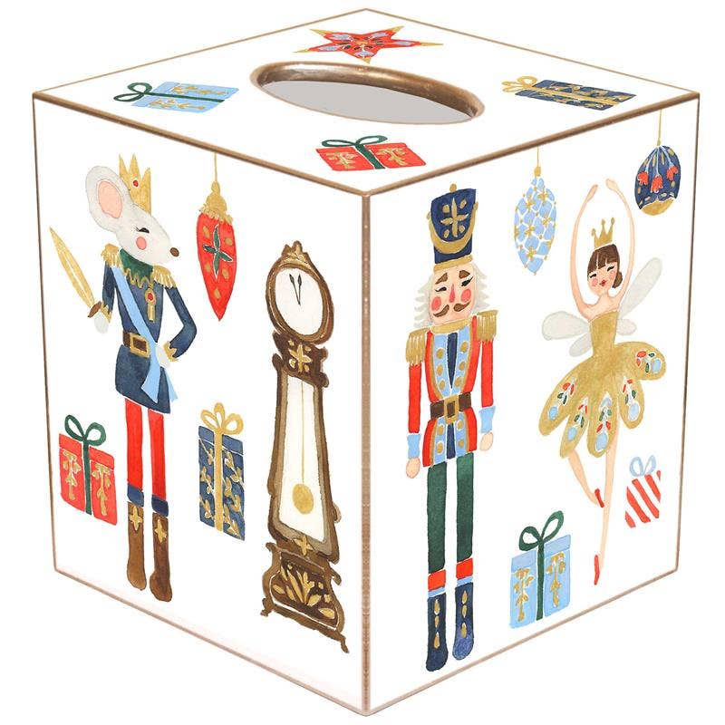 Marye-Kelley - Nutcracker Suite Tissue Box Cover: Paper Mache by Marye-Kelley