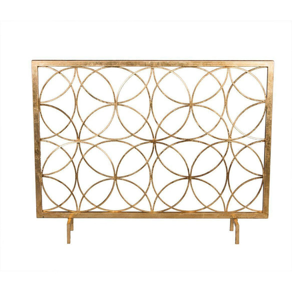 Antique Gold Circles Firescreen by Dessau Home