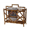 Antique Gold Iron Magazine Rack by Dessau Home