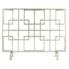 Antique Silver Squares Firescreen by Dessau Home