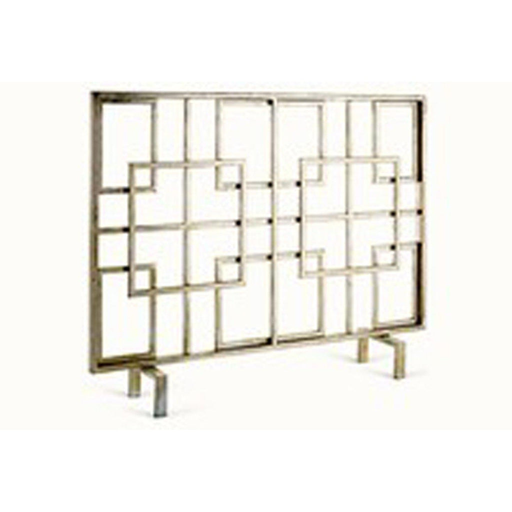 Antique Silver Squares Firescreen by Dessau Home