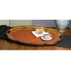 Birch Finish Oval Wood Tray by Dessau Home