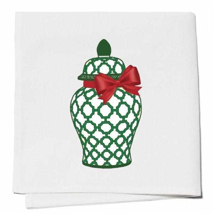 Cocktail Napkins (Set of 4) - Holiday Ginger Jar by TOSS Designs, Inc.