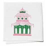 Cocktail Napkins (Set of 4) - Pink Pagoda by TOSS Designs, Inc.