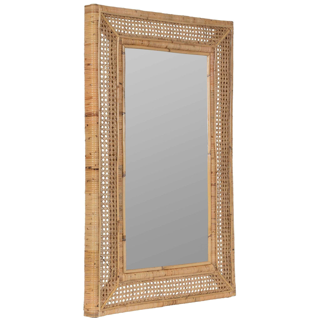 Jameson Natural Rattan Wall Mirror by Cooper Classics