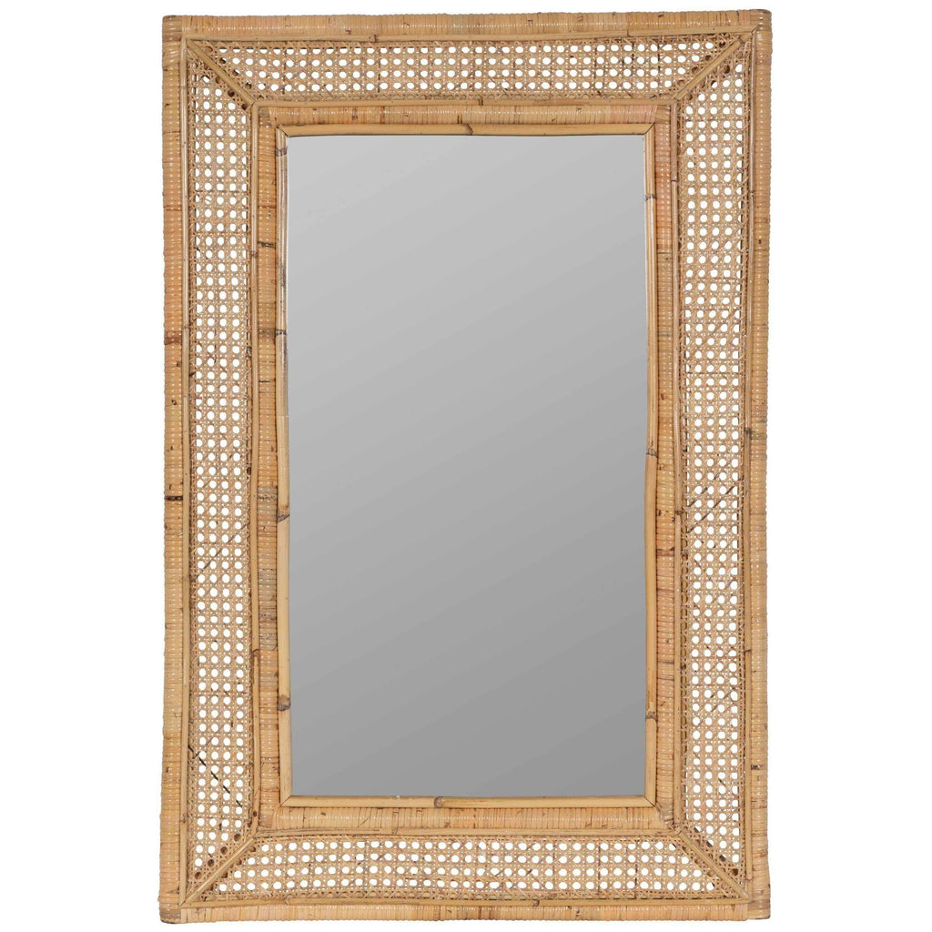 Jameson Natural Rattan Wall Mirror by Cooper Classics