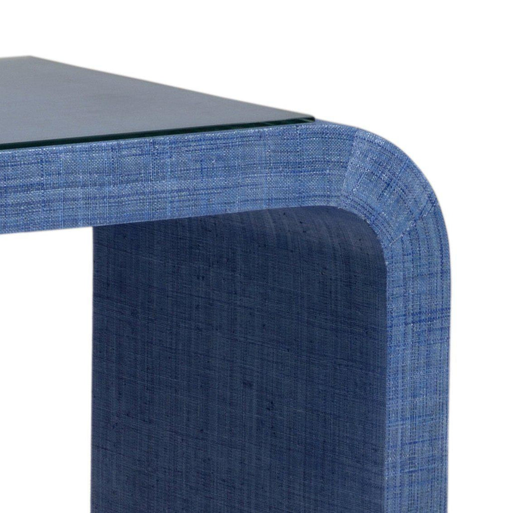 Waterfall 60" Console Table in Blue by Chelsea House